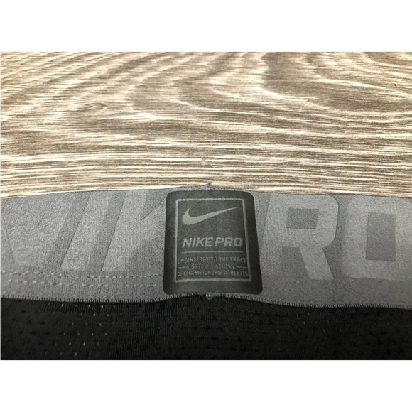 Nike Pro Authentic NBA Player Issue Basketball 3/4 Tights Dri-FIT AT9764-010 - Picture 6 of 7